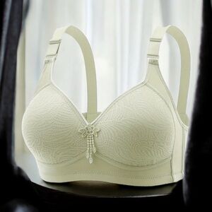 No wire pushup bra | wide straps and thick band- Matcha Green- 34C, 36A,B- or M